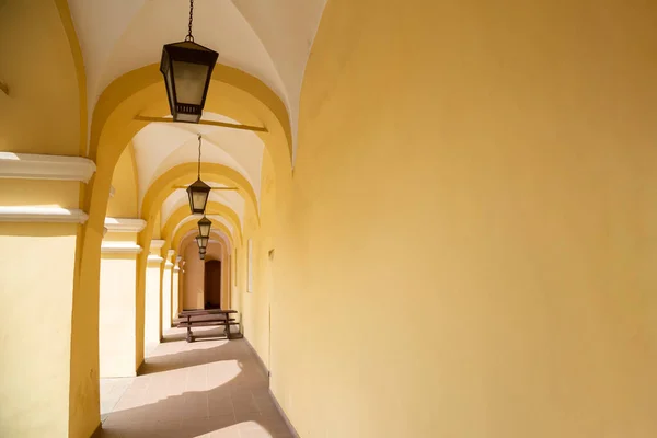 Vilnius University hallway in Lithuania