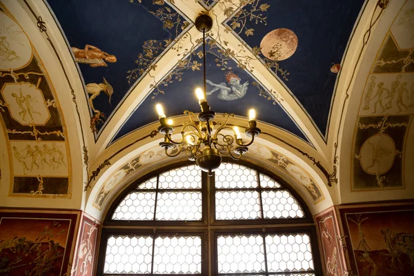 Vilnius, Lithuania - August 10, 2019 : Inside of Vilnius University — Stock Photo, Image