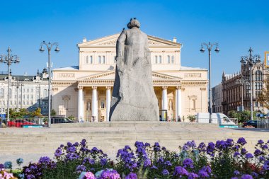 Moscow, Russia - August 20, 2019 : Bolshoi Theater
