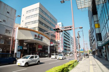 Takamatsu, Japan - April 18, 2019 : Minami-Shinmachi Shopping Street