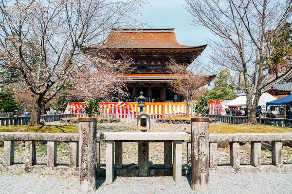 Nara Japão Abril 2019 Yoshino Mountain Kimpusen Temple — Fotografia de Stock