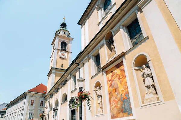 Ljubljana Cathedral Nicholas Church Ljubljana Szlovénia — Stock Fotó