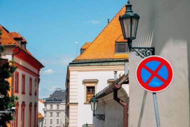 Çek Cumhuriyeti 'nin Brno kentindeki eski ortaçağ evleri