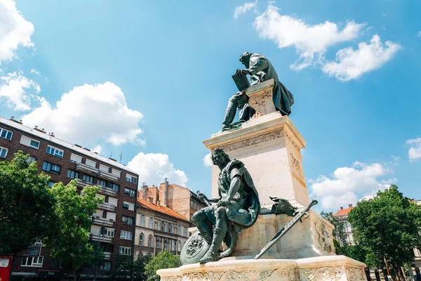 Budapest Ungheria Giugno 2019 Janos Arany Statua Museo Nazionale Ungherese — Foto Stock