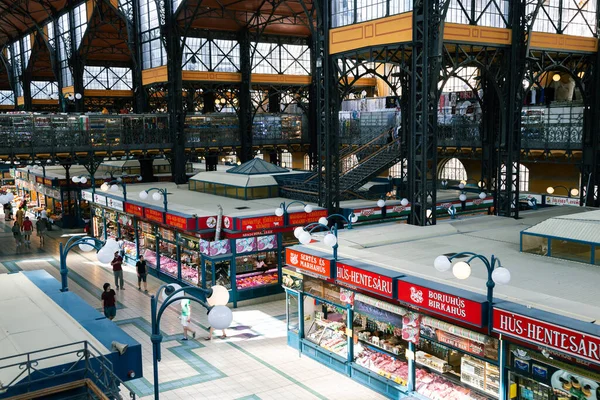 Budapest Hungary June 2019 Great Market Hall — 스톡 사진