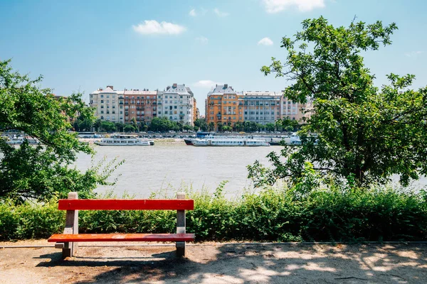 Park Małgorzaty Pest Dunajem Budapeszcie Węgry — Zdjęcie stockowe