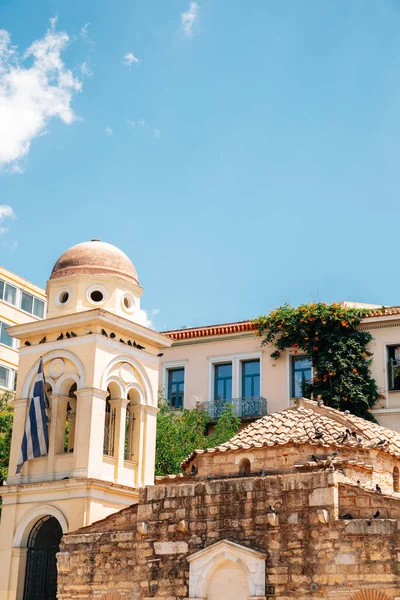 Iglesia Pantanassa Plaza Monastiraki Atenas Grecia — Foto de Stock