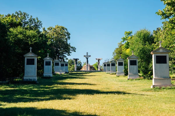 Tihany Hungría Junio 2019 Monumento Calvario — Foto de Stock