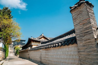 Bukchon Hanok Köyü, Kore 'nin geleneksel evleri.