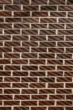 Kahverengi tuğla duvar dokusu arkaplanı