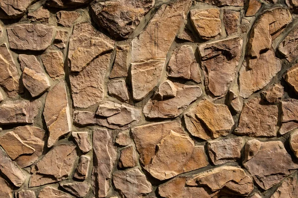Brown Parede Pedra Textura Fundo — Fotografia de Stock