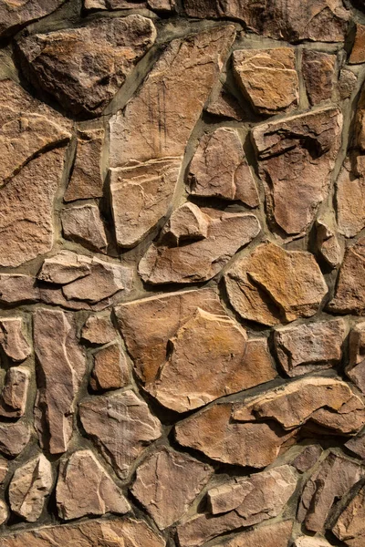 Brown Parede Pedra Textura Fundo — Fotografia de Stock