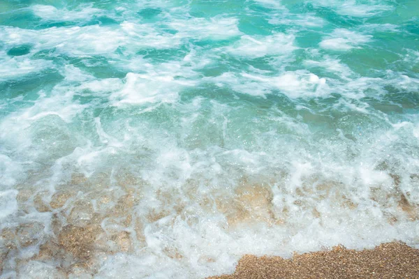 青い海白い砂浜ビーチ チャウエン ビーチ サムイ島 — ストック写真