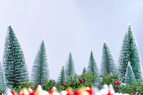 Weihnachten - Weihnachtsschmuck - Tannenzapfen und Zweige auf der — Stockfoto