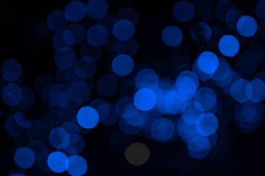 mavi bokeh soyut ışık arkaplanı