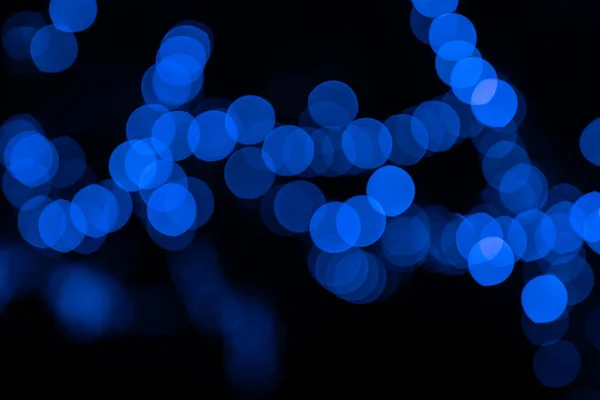 Mavi bokeh soyut ışık arkaplanı — Stok fotoğraf