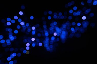 mavi bokeh soyut ışık arkaplanı