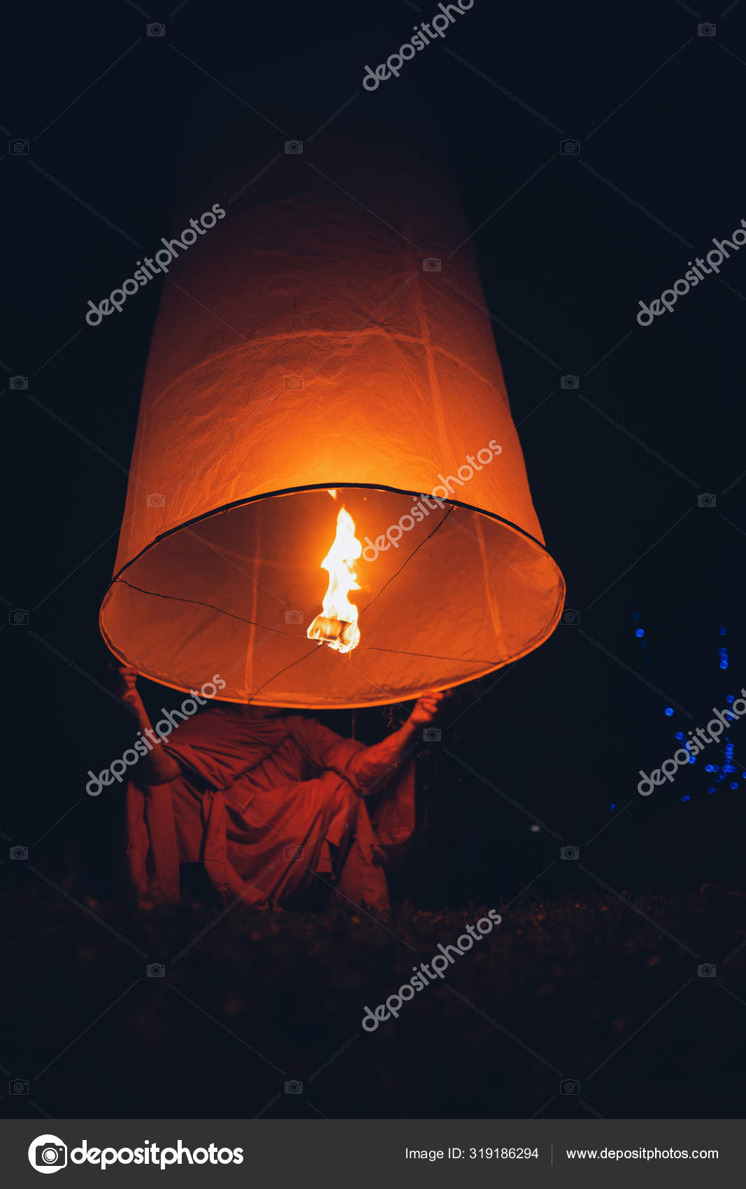 Sky Lantern | Utah Sparklers Orange