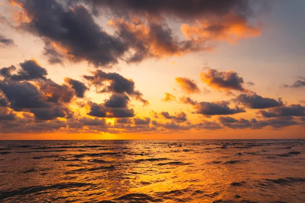 Meer Und Strand Abend Meerblick Und Abendstrand — Stockfoto