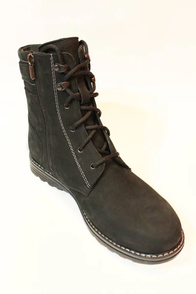 Men's winter boot isolated — Stock Photo, Image