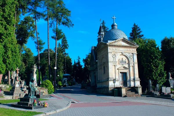 Lychakiv friedhof in lviv — Stockfoto
