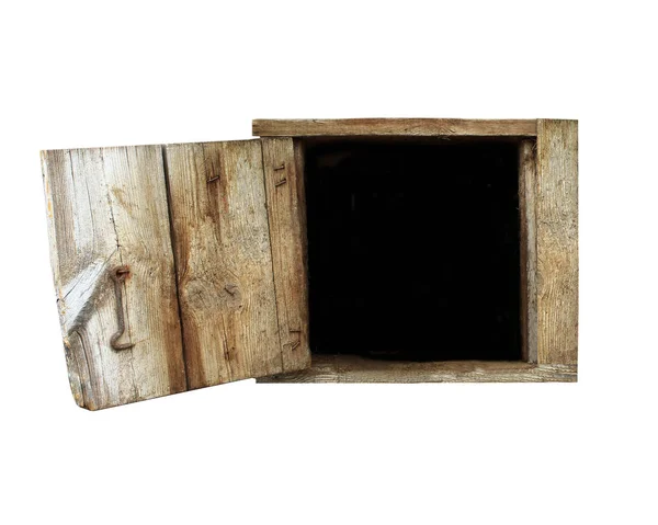 Kleine houten deuren voor geïsoleerd — Stockfoto