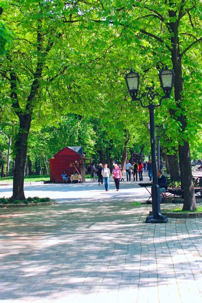 Pessoas no parque — Fotografia de Stock