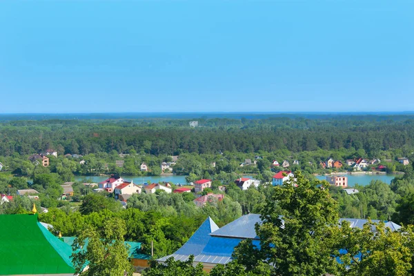 Pohled do Černihivu město z výšky — Stock fotografie