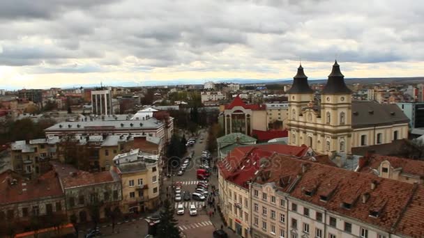 Ivano Frankivsk Ukrayna Ekim 2017 Ukrayna Ivano Frankivsk Için Görünümden — Stok video