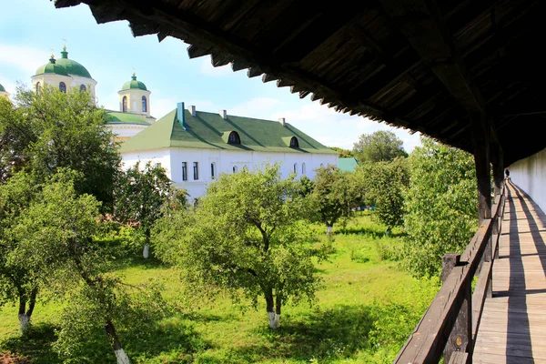 Alte slawische Holzfestung in novhorod-siverskii — Stockfoto