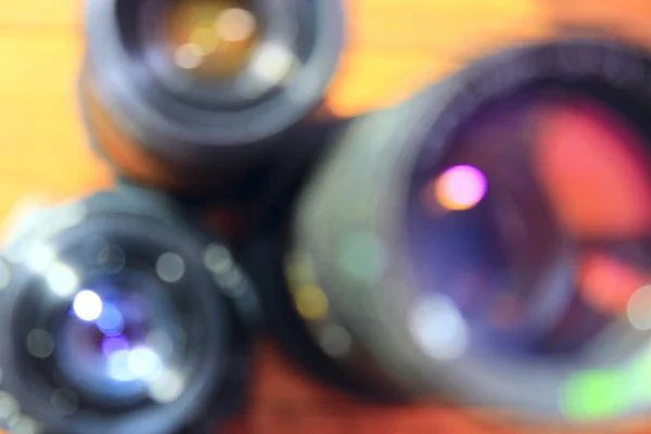 photographic lens blurred