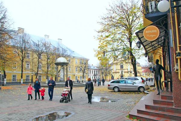 Cidade europeia Ivano-Frankivsk Ucrânia Ocidental — Fotografia de Stock