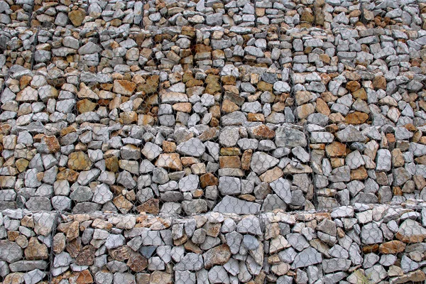 Padrão de telhas feitas de concreto. Conceito industrial. Textura de pedra — Fotografia de Stock