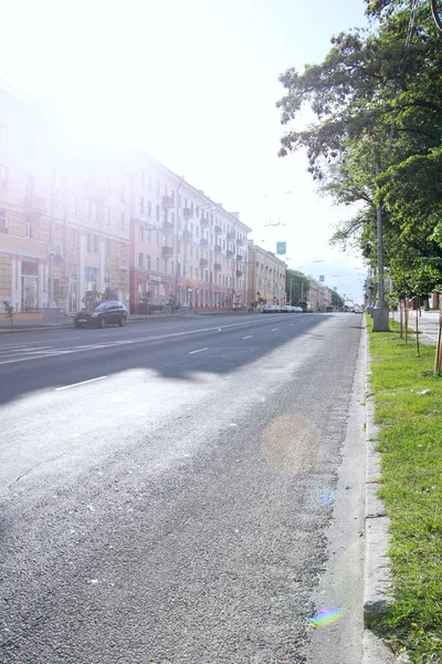 Gomel Belarus May 2018 Street Belarusian City Gomel City Street — Stock Photo, Image