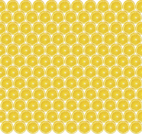 Textuur Van Gesneden Sinaasappelschijfjes Gele Achtergrond Snijd Stukjes Sinaasappel Een — Stockfoto