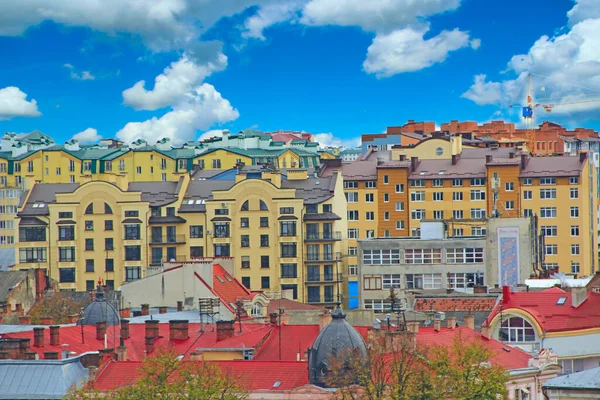 Città Europea Ivano Frankivsk Ucraina Occidentale Ivano Frankivsk Vista Sulla — Foto Stock