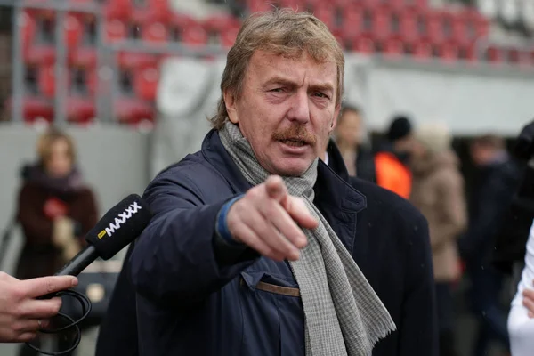 Zbigniew Boniek Labdarúgás — Stock Fotó