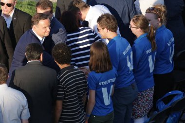 Dünya Gençlik günü 2016 Polonya Andrzej Duda başkanı