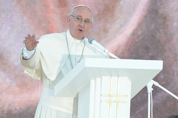 World Youth Day 2016 - paus Francis — Stockfoto