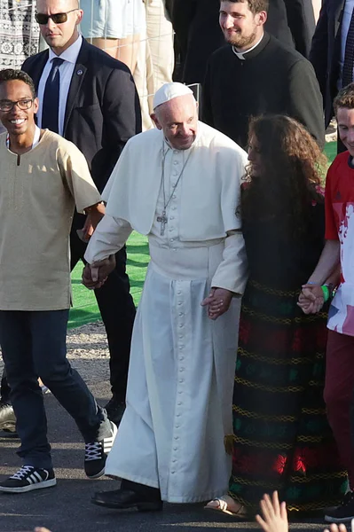 Światowy Dzień Młodzieży 2016 - Papież Franciszek — Zdjęcie stockowe