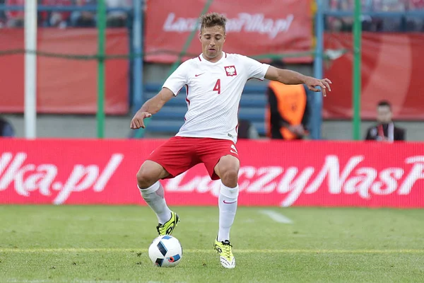 International Friendly voetbalwedstrijd Thiago Cionek — Stockfoto