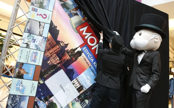 Primeira corrida Monopoly Edition Cracóvia Cracóvia — Fotografia de Stock