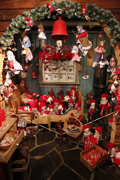 Huis van de kerstman en postkantoor — Stockfoto