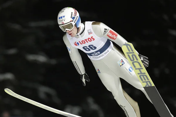 FIS Kayak Dünya Kupası Zakopane 2016 yılında atlama — Stok fotoğraf