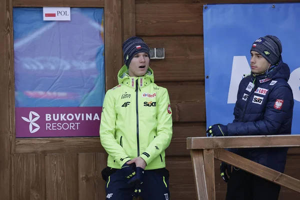 FIS Kayak Dünya Kupası Zakopane 2016 yılında atlama — Stok fotoğraf