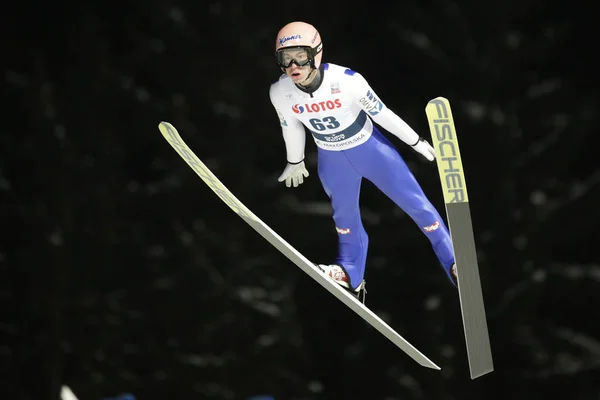 FIS Kayak Dünya Kupası Zakopane 2016 yılında atlama — Stok fotoğraf