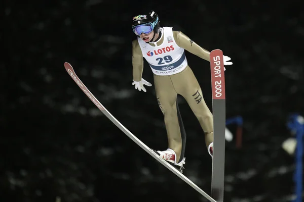 FIS Sí világkupa Zakopane 2016-ban ugrás — Stock Fotó