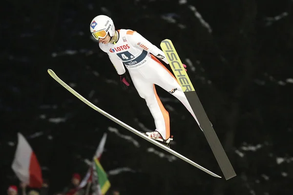 Copa del Mundo de salto de esquí FIS en Zakopane 2016 — Foto de Stock