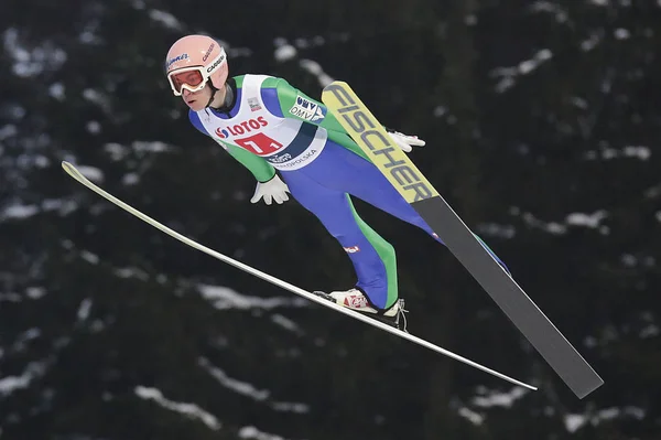 Coppa del Mondo di salto con gli sci FIS a Zakopane 2016 — Foto Stock