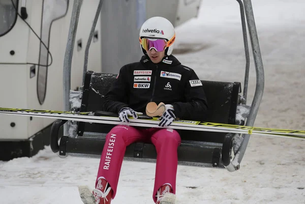 FIS Kayak Dünya Kupası Zakopane 2016 yılında atlama — Stok fotoğraf